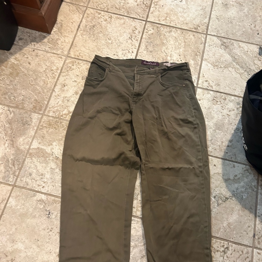 Gloria Vanderbilt Men's Khaki Chinos